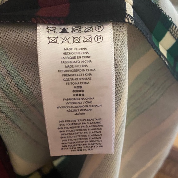 MICHAEL Michael Kors Striped Mini Dress - Black, Green, Burgundy - Picture 4 of 8